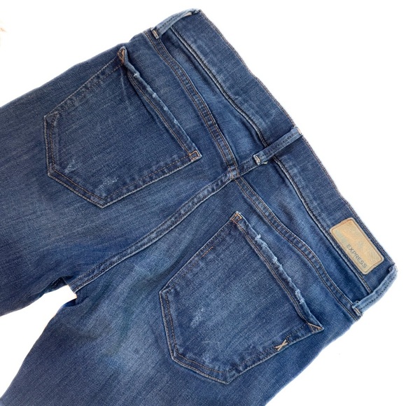 Express medium wash mid rise jegging ❤️ - Picture 5 of 10